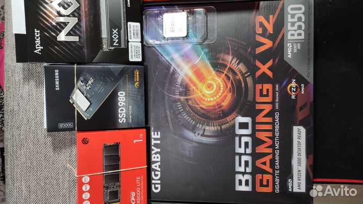 Комплекты AM4: Ryzen 7 5700X + B550 Gaming X v2