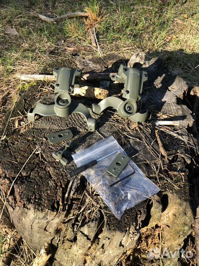 Адаптеры крепления для активных наушников на шлем