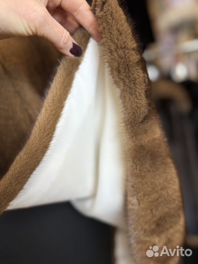 Манишка норковая орех -2