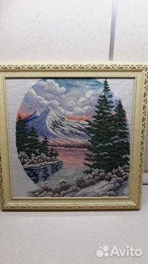 Картина вышитая крестиком