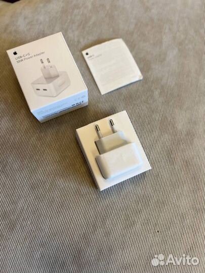 Apple Adapter 35W 2 разъёма USB-C