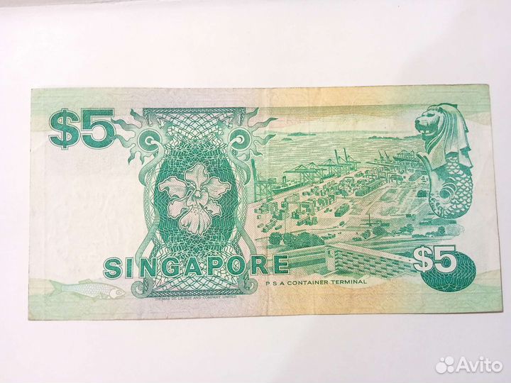 5 долларов Сингапур