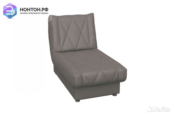 Кушетка книжка Сити-1 серый