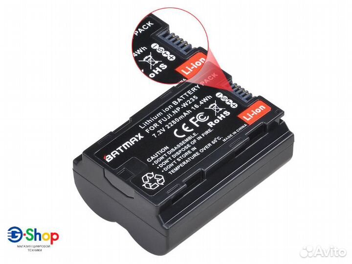 Аккумулятор для Fijifilm XT4 Batmax NP-W235 2280mA