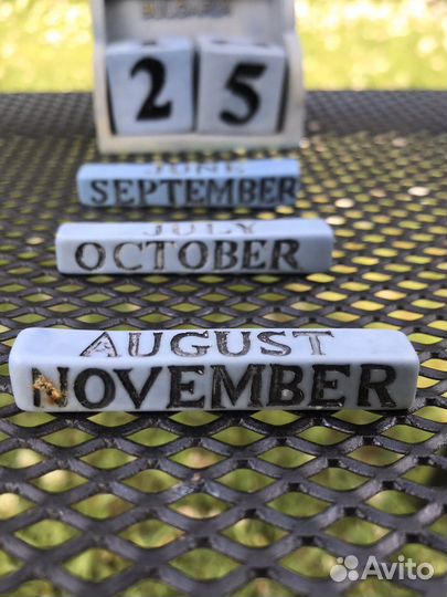 Календарь из кубиков сувенирный