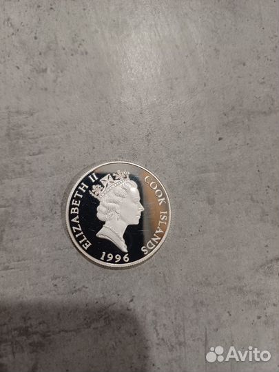 Монета коллекционная 2 долара