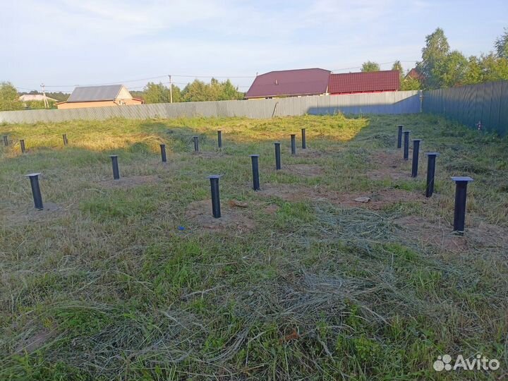 Фундамент на винтовых сваях под ключ