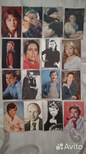 Открытки из СССР. Актеры