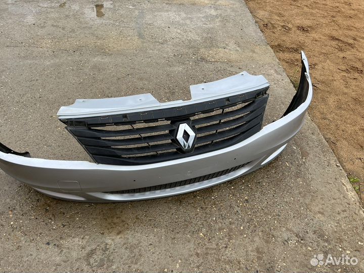 Бампер renault logan