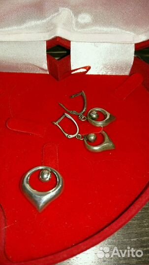 Набор серебряный