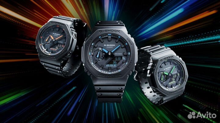Наручные часы Casio GA-2100-1A3 с гарантией