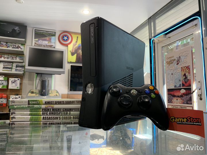 Xbox 360 Slim 4GB Прошитый L.T