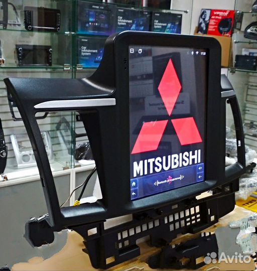 Mitsubishi Lancer 10 магнитола Android стиль Tesla