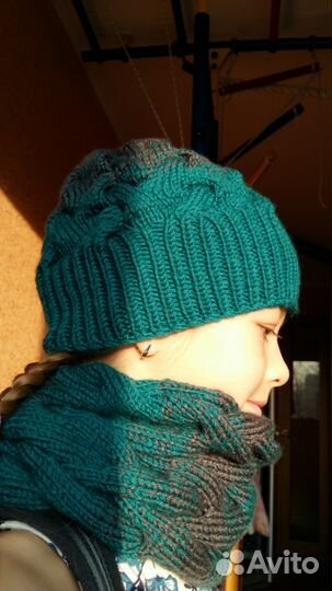 Шапка+снуд