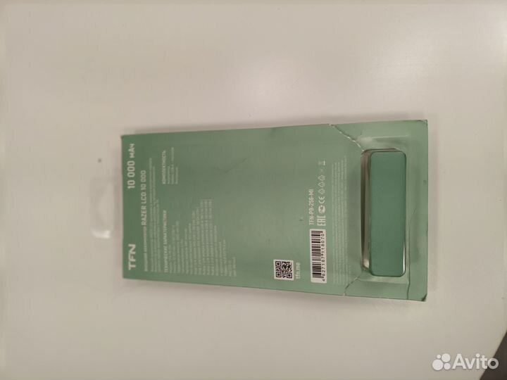 Повербанк TFN 10000mAh Razer 10 PD mint