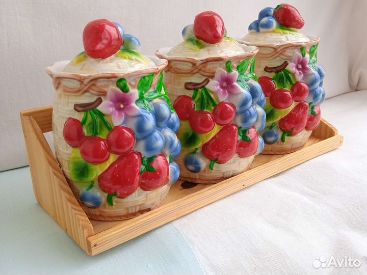 Керамические банки для сыпучих продуктов