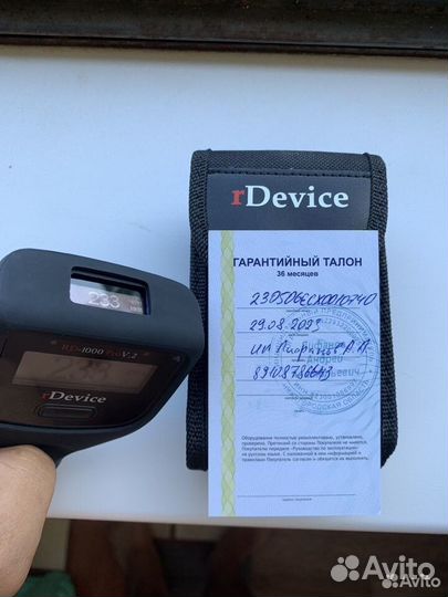 Толщиномер в аренду rDevice1000,Аренда Толщиномера