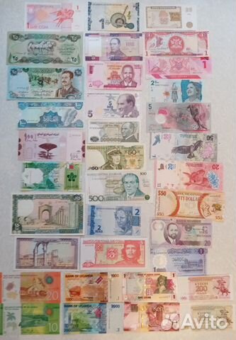 Банкноты африканских стран unc