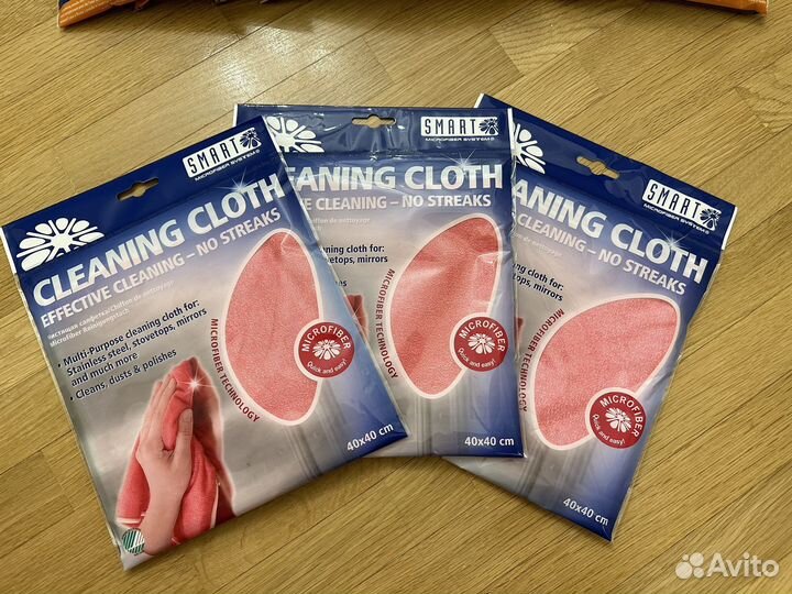 Тряпки для уборки (универсальные) Белый кот/smart