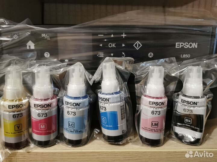 Чернила для принтера Epson l 850, оригинал