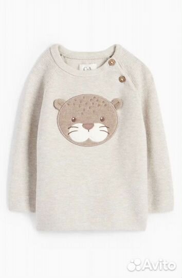 Новый костюм вязаный 68