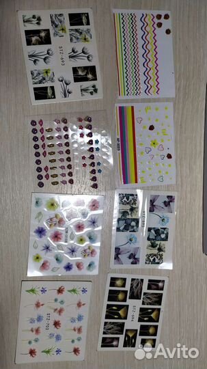 Гель-лак, формы, наклейки