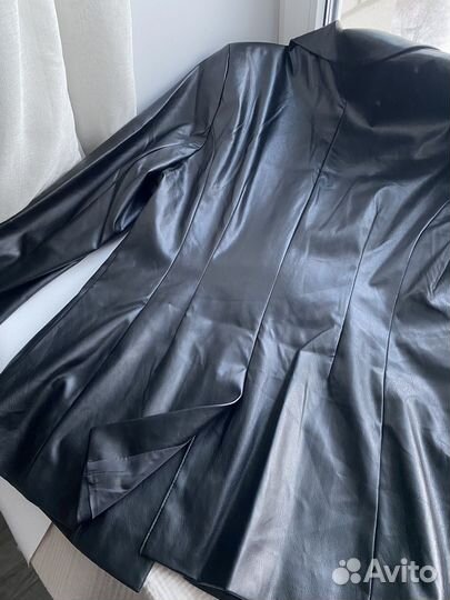 Пиджак кожаный ASOS 50-52 размер