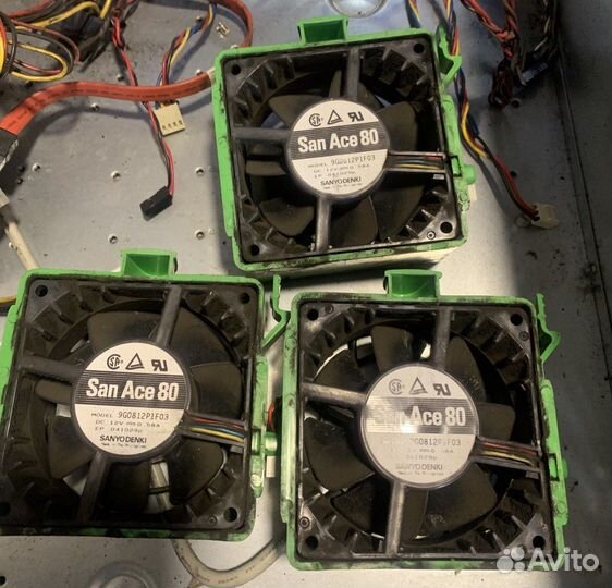 Вентиляторы SanAce80 для серверов Supermicro
