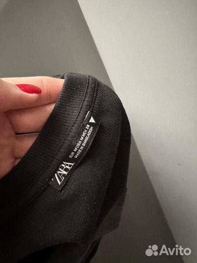 Черное боди zara