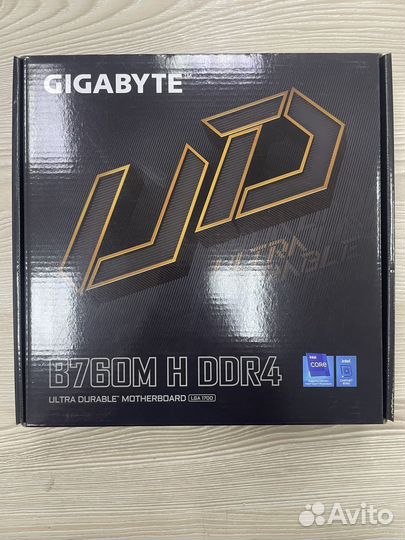 Комплект i3-12100F + gigabyte B760M H DDR4
