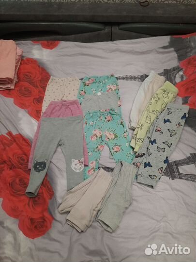 Детская одежда для девочек 86 92 пакетом