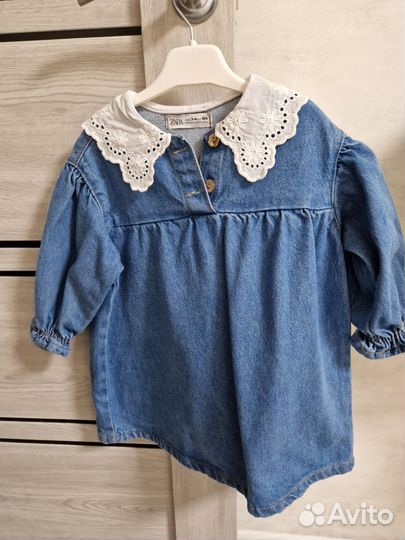 Ждинсовое платье для девочки