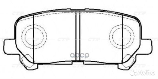 Ckho-84 GK0401 Колодки тормозные дисковые з