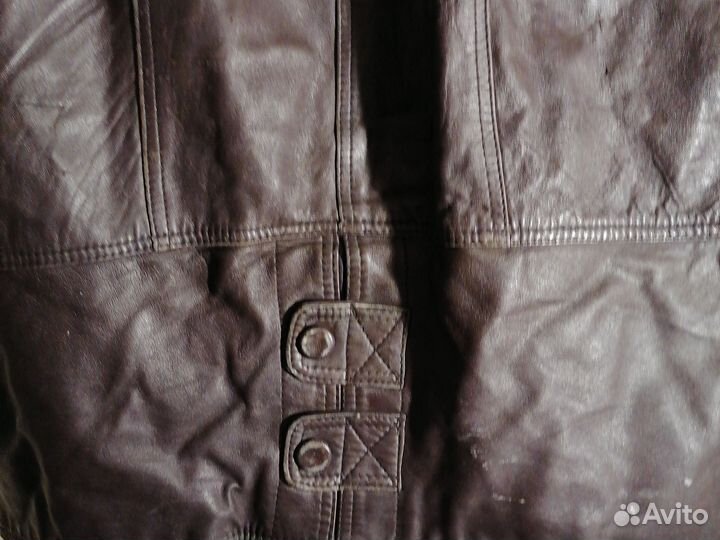 Куртка натуральная кожа на переделку 54рр