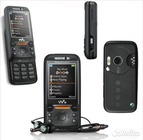 Наушники и кабель от телефона Sony Ericsson W850i