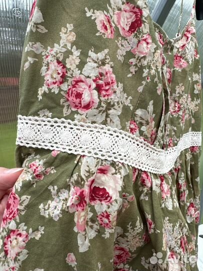 Платье сарафан хлопок 42