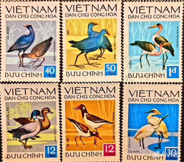 Редкие марки ОАЭ, Йемен и Вьетнам