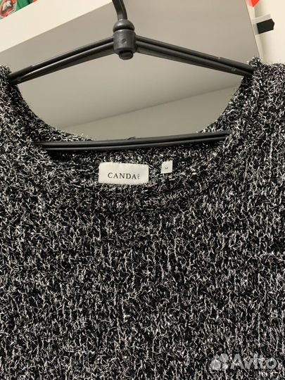 Объемный свитер женский