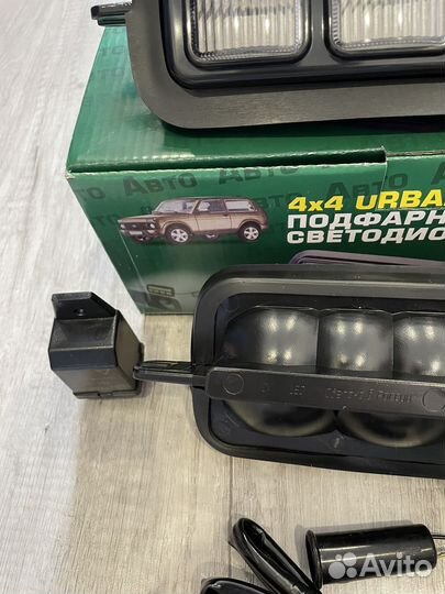 Светодиодные фары на Ниву (Надфарники/Подфарники)