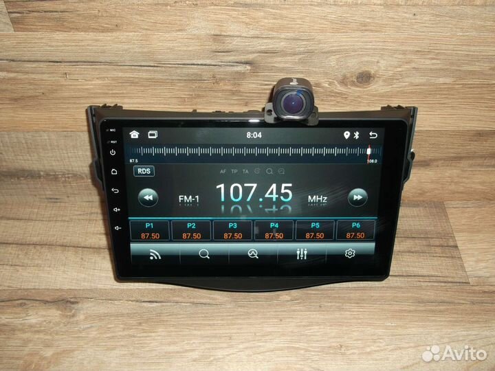 Магнитола Toyota RAV4 Android с камерой