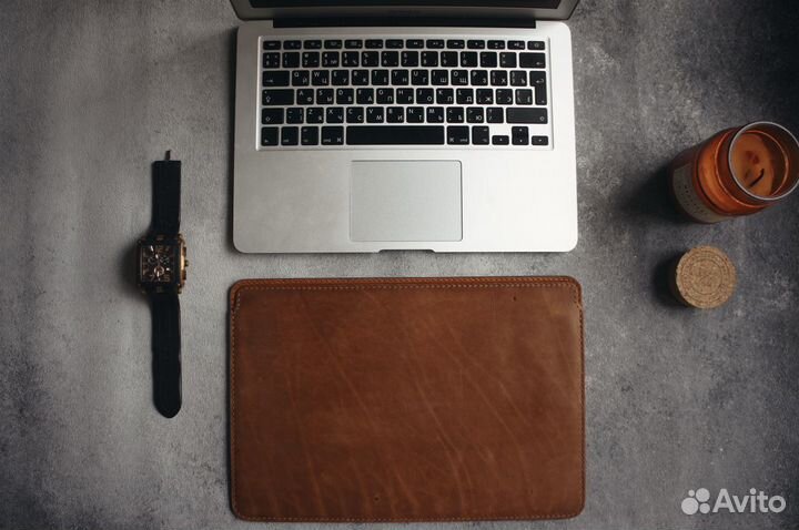 Чехол для MacBook из натуральной кожи