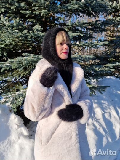 Капор варежки