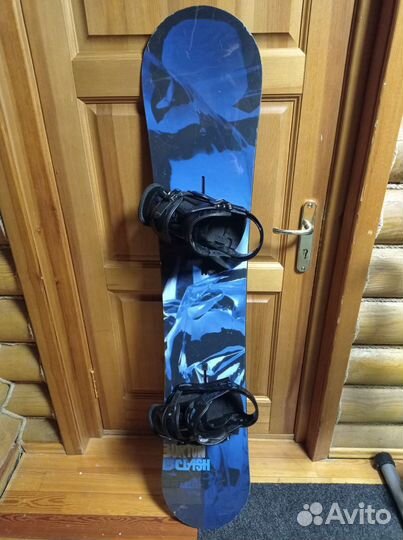 Комплект сноуборд и крепления 157w