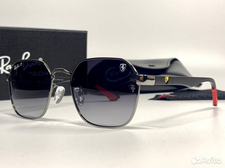 Очки Ray Ban ferrari черные