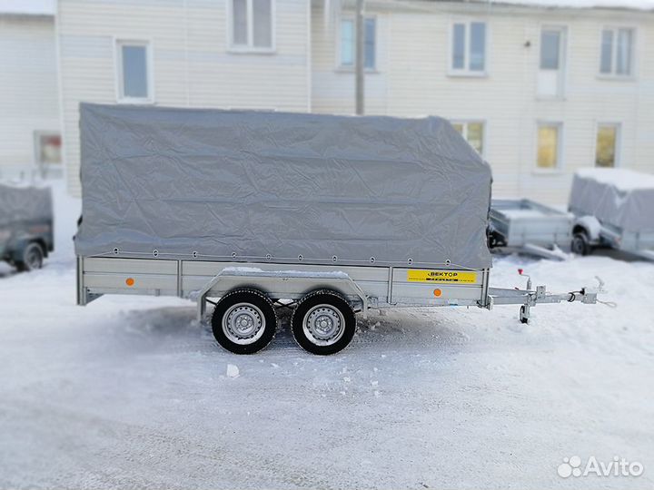 2осный прицеп Вектор лав 3.5х1.5м борт 38см