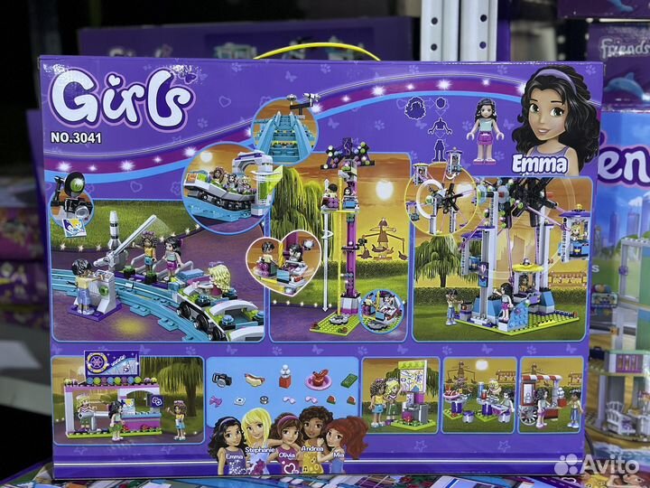 Конструктор лего френдс Парк развлечений