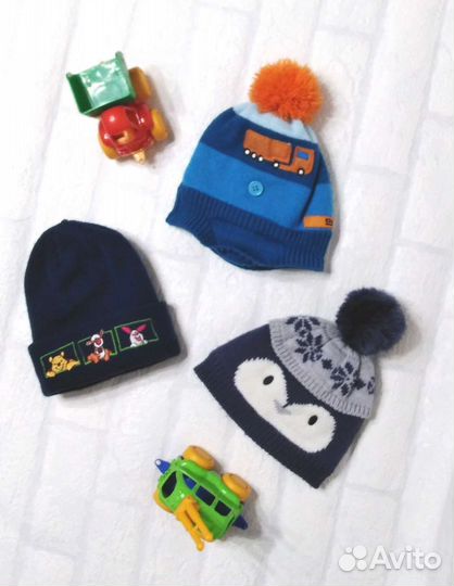Шапка для мальчика демисезонная