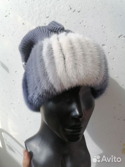 Шапка из меха норки