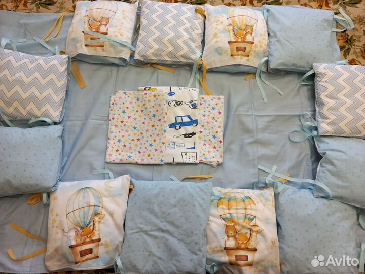 Бортики в детскую кроватку бу