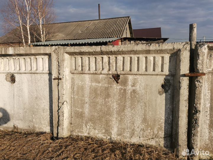 Плиты заборные 8 шт. ж/б б/у